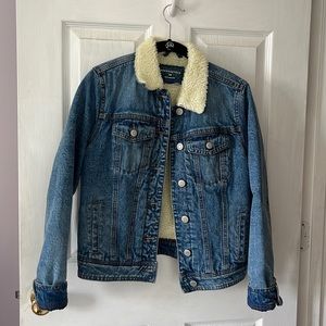 XS Sherpa jean jacket from Aeropostale.